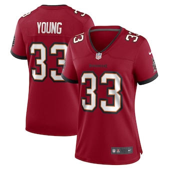womens nike kenny young red tampa bay buccaneers game player